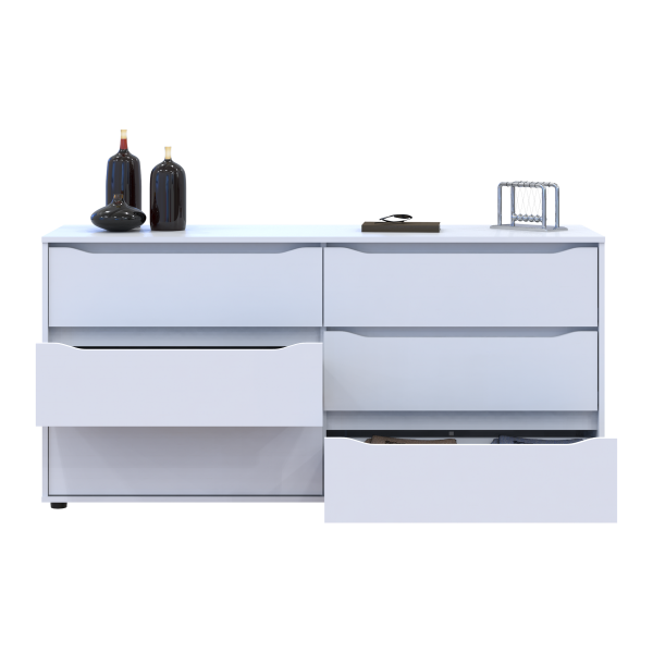 Комод Глобус Білий 160х48х78 Doros