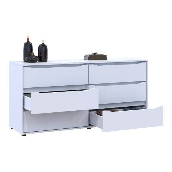 Комод Глобус Білий 160х48х78 Doros
