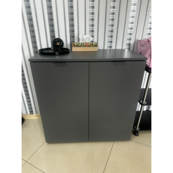Комод Рон 3 2 фасади Графіт 80х38х81 Doros