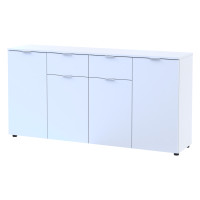 Комод Рон 7 Белый 4 фасада 2 ящика 160х38х81 Doros
