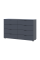 Комод Рон 8 Графит 8 Ящичков 130х38х81 Doros