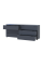 Комод Рон 9 Графит 6 Ящичков 160х38х62 Doros