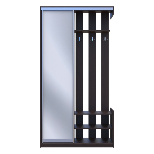 City One Door Венге 1 Зеркало 110х45х210 Doros