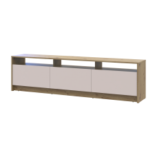Тумба ТВ U3 Дуб Артизан/Кашемир ДСП 180х33х43 Doros