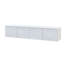 Тумба ТВ Левия Белое Дерево 4Д 160х35х33 Doros