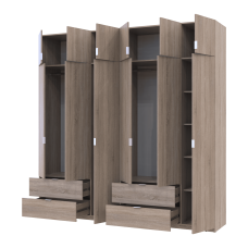 Комплект Лукас Дуб Сонома 3+3 ДСП 240х50х240 Doros