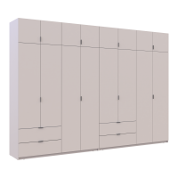 Комплект Лукас Кашемир 4+4 ДСП 340х50х240 Doros