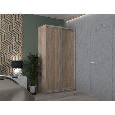 Шкаф купе Сити Лайт Дуб Cонома 2 ДСП 120х45х225 Doros