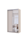 Шкаф купе Сити Лайт Кашемир 1 ДСП / 1 зеркало 120х60х225 Doros