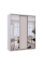 Шафа купе Сити Лайт Кашемир 1 ДСП/2 зеркала 180х60х225 Doros
