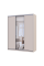 Шафа купе Сити Лайт Кашемир 2 ДСП/1 зеркало 180х60х225 Doros