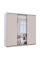 Шкаф купе Сити Лайт Кашемир 2 ДСП/1 зеркало 225х60х225 Doros