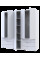 Розпашна Шафа для одягу Гелар комплект Білий 2+3 ДСП 193,7х49,5х203,4 Doros