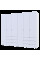 Розпашна Шафа для одягу Гелар комплект Білий 3+3 ДСП 232,4х49,5х203,4 Doros