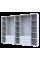 Розпашна Шафа для одягу Гелар комплект Білий 3+4 ДСП 271,2х49,5х203,4 Doros