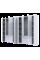 Розпашна Шафа для одягу Гелар комплект Білий 4+4 ДСП 310х49,5х203,4 Doros