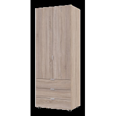 Распашной шкаф для одежды Гелар Cонома 2 ДСП 77,5х49,5х203,4 Doros