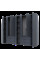 Розпашна Шафа для одягу Гелар комплект Графіт 3+4 ДСП 271,2х49,5х203,4 Doros