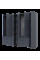 Розпашна Шафа для одягу Гелар комплект Графіт 2+4 ДСП 232,5х49,5х203,4 Doros