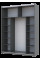Шкаф купе G-Caiser Графит 2 Стекла  / 3 части 180х60х240 Doros