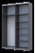 Шкаф купе G-Caiser Графит / Дуб Крафт Серый 2 ДСП / 3 части 160х60х240 Doros