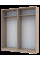 Шкаф для одежды Промо Дуб Cонома 2+2 ДСП 180х48х204 Doros