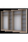 Шкаф для одежды Промо Дуб Cонома 3+3 ДСП 270х48х204 Doros