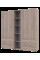 Комплект Гелар з Этажеркою Дуб Сонома 2+2 ДСП 193.2х49.5х203.4 Doros
