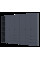 Комплект Гелар с Этажеркой Графит 3+3 ДСП 270.6х49.5х203.4 Doros