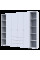 Комплект Гелар с 2 Этажерками Белый 4 ДСП 231.4х49.5х203.4 Doros