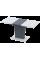 Столовый стол Бостон Дуб Крафт Белый / Графит 150х70х79 Doros