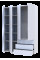 Шкаф для одежды Гелар Белый 3ДСП/Дзеркало 155х49.5х203.4 Doros
