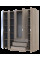 Шкаф для одежды Гелар Дуб сонома 4ДСП/Зеркало 194х49.5х203.4 Doros
