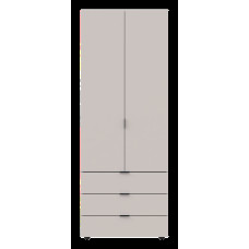 Распашной шкаф для одежды Гелар Кашемир 2 ДСП 77.5х49.5х203.4 Doros