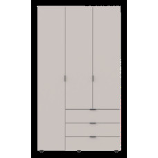 Распашной шкаф для одежды Гелар Кашемир 3 ДСП 116.2х49.5х203.4 Doros