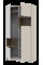 Шкаф для одежды с нишей Дэйл Кашемир/Дуб Артизан 2 ДСП 115.2х52х220 Doros