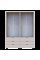 Распашной шкаф для одежды Гелар комплект Кашемир 2+2 ДСП 155х49.5х203.4 Doros