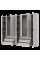 Распашной шкаф для одежды Гелар комплект Кашемир 3+4 ДСП 271.2х49.5х203.4 Doros
