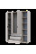 Распашной шкаф для одежды Гелар с Этажеркою Кашемир 3 ДСП 154.4х49.5х203.4 Doros
