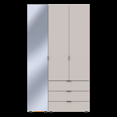 Шкаф для одежды Гелар Кашемир 2ДСП/Зеркало 116.5х49.5х203.4 Doros