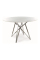 Стол обеденный MURANO белый матовый/хром каркас д.120 MURANOBCHFI120 Signal