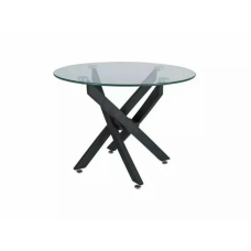Журнальный столик AGIS A Прозрачный / Черный Диаметр 60x45 AGISAC Signal