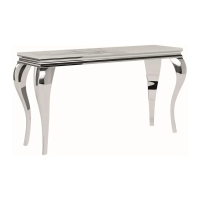 Консоль PRINCE C CERAMIC белая CALACATTA/хром 120*40 PRINCECCBCH120 Signal