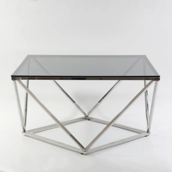 Журнальный стол Silver A Silver A 80х80 Дымчатый / Серебряный SILVERASC Signal