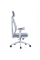 Кресло компьютерное ICAR Серое/Белый каркас Intarsio