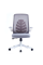 Кресло поворотное GLORY серый/белый каркас Intarsio
