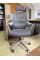 Кресло компьютерное ARON II Серое / Белый и серый каркас Intarsio