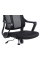 Кресло компьютерное CASPER Черное / Черный каркас Intarsio