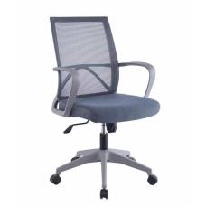 Кресло компьютерное поворотное PAUL серый/серый/серыйкаркас Intarsio