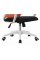 Компьютерное кресло POLO оранжевое/черное/белый каркас Intarsio
